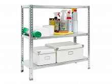 Стеллаж ES KD 750x75x30/3 оцинкованный (120 кг. на секцию)