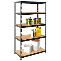 Стеллаж SBL 180KD/120x45/5 полок, сборная стойка (750 кг. на секцию)