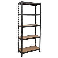 Стеллаж SBL 180KD/120x40/5 полок, сборная стойка (750 кг. на секцию)